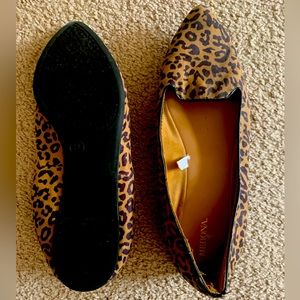 Cheetah print slip ons women’s size 9
